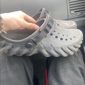 Men’s echo croc clogs black